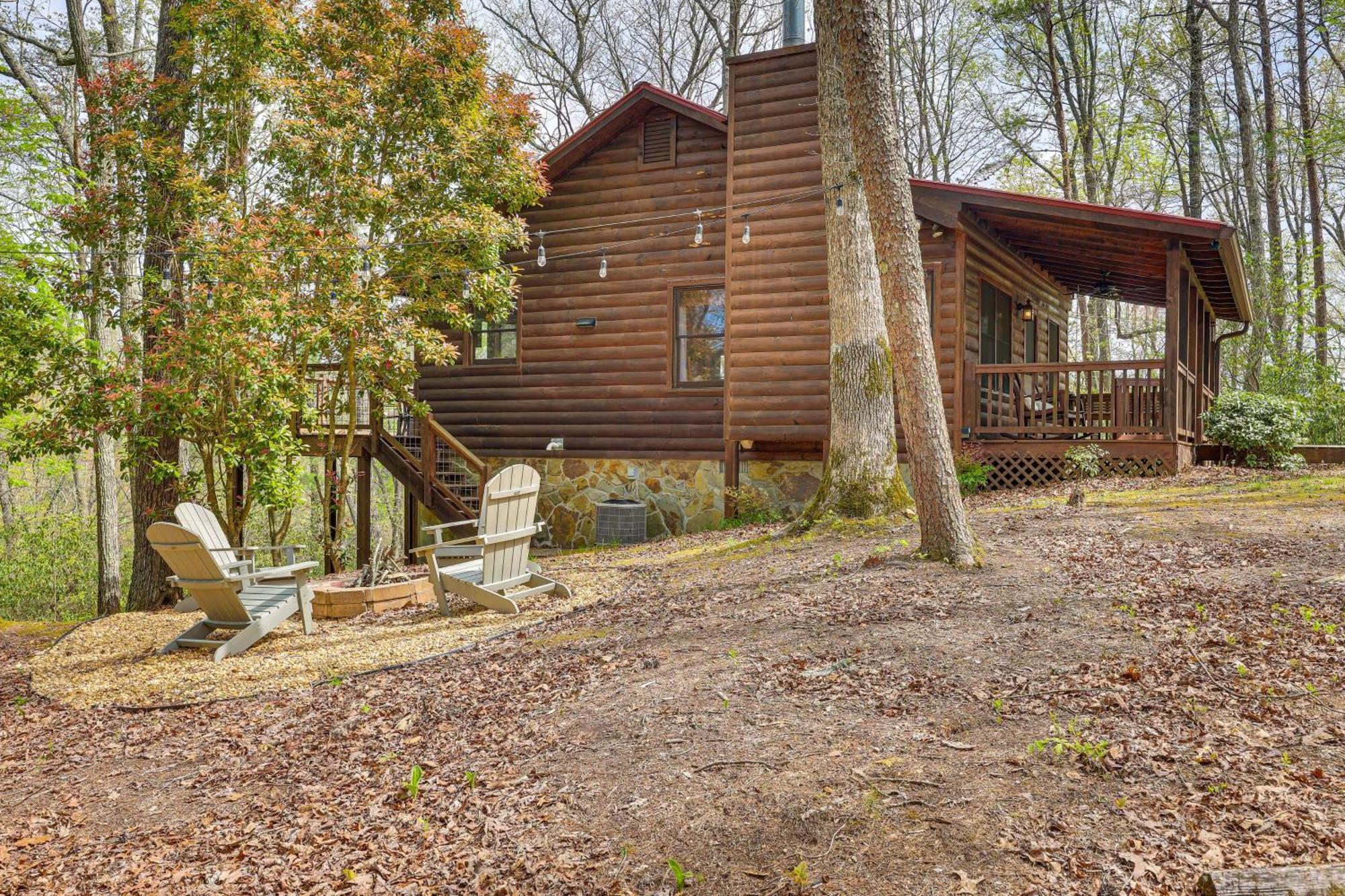 Cozy Cabin In Private Location With Hot Tub And Grill! Blue Ridge Buitenkant foto